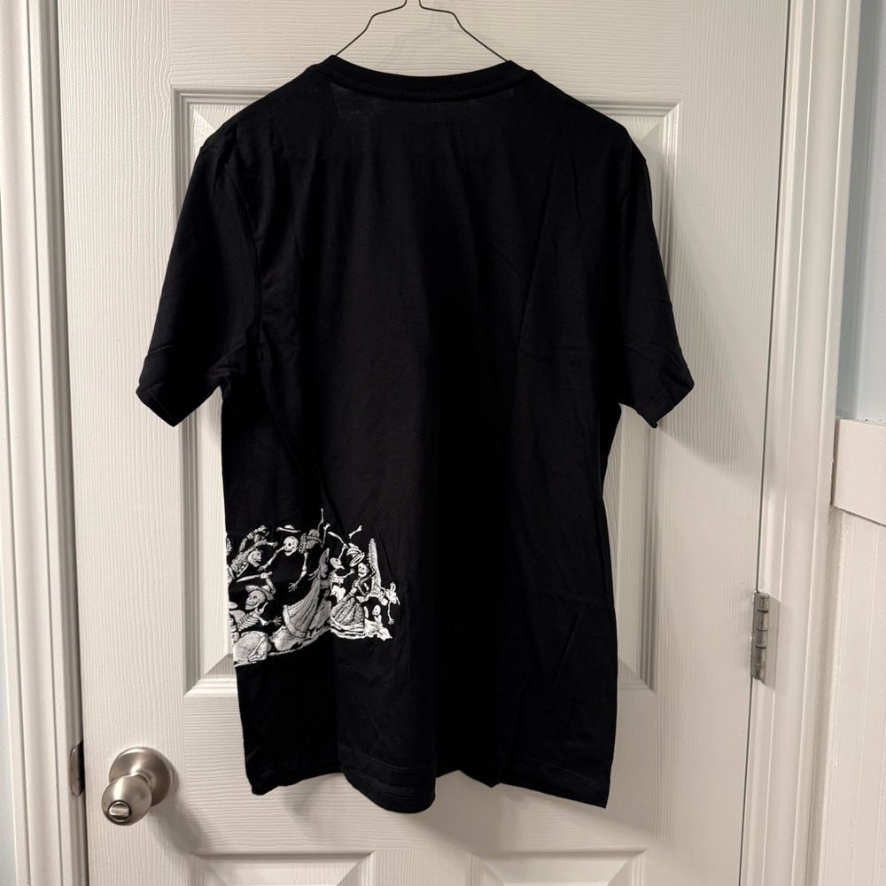 NWOT Espolon Tequila T Shirt - Day of the Dead Skull Rooster Adult Medium Black - Picture 2 of 5